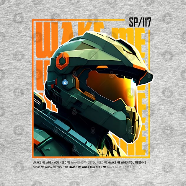 Halo game quotes - Master chief - Spartan 117 - WQ01-v7 by trino21